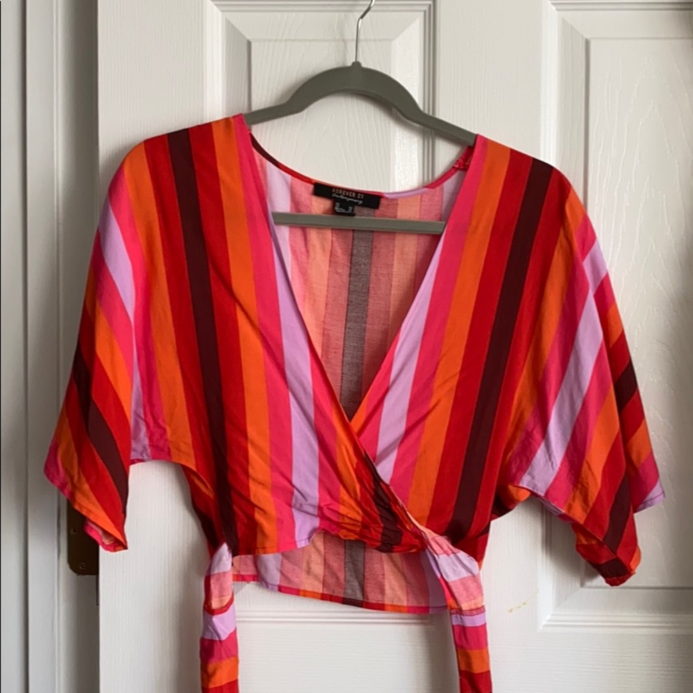NWOT Forever 21 Wrap Shirt